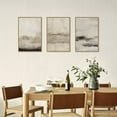 thumbnail image 4 of Large Abstract Framed Canvas Wall Art Set,Minimalist Beige Gray Pastel Watercolor Wall Decor,Modern Illustration Neutral Art Painting for Living Room,Bedroom,Dining Room,Office -16"x24"x3, 4 of 6