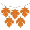 thumbnail image 2 of Northlight LED Maple Leaf Fall Harvest Fairy Lights - Warm White - 5.5' Copper Wire - 10ct, 2 of 6