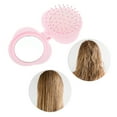 thumbnail image 6 of Unique Bargains 1 Pc Cute Foldable Airbag Mirror Comb Pink ABS TPR, 6 of 6