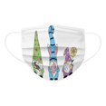 thumbnail image 3 of Máscara desechable de tres capas de Pascua para adultos, 10 Uds., con cordón elástico para la oreja y Clip para la nariz, 3 of 4