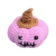 thumbnail image 2 of Ailezt Halloween Decor Knitted Halloween Desktop Ornament Home Festive Pumpkin Figurine Cute Shelf For Holiday Party, 2 of 4