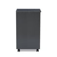 thumbnail image 3 of Linon Cary Six Drawer Rolling Storage Cart, Gray Finish, 3 of 19