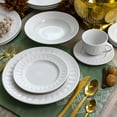 thumbnail image 7 of Elama Charlotte 20 Piece Porcelain Dinnerware Set in White, 7 of 7
