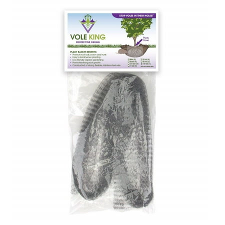 - Vole King Plant Baskets, 15 Gallon, Pack of 1 - Protect Plants, Trees and Flowers From Voles, Gophers, Moles