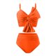 thumbnail image 4 of WILLBEST Traje de Baño Mujer Dos Piezas Traje de Baño de 2 Piezas de Cintura Alta con Lazo para Mujer, 4 of 5