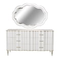 thumbnail image 3 of Michael Amini London Place Dresser with Mirror - Creamy Pearl, 3 of 12