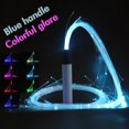 thumbnail image 1 of Látigo de fibra óptica LED RGB con giro de 360°, iluminación brillante para rave, baile, flow GX A4R2, 1 of 5