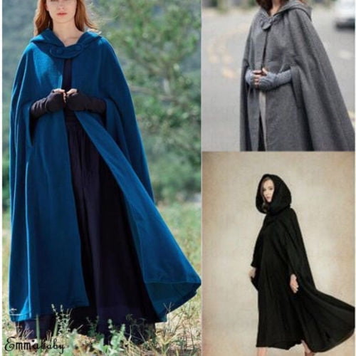 hooded cloak jacket