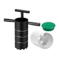 thumbnail image 2 of Golf Digger Cortador de Hoyos Portátil con Copa Y Mango Desmontable Acero Carbono Resistente para Jardín Práctica en Casa Entrenamiento Profesional Ad Tres agujeros de 4 pulgadas, 2 of 8