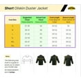 thumbnail image 6 of Resistance Oilskin Cotton Western Short Duster Jacket | Waterproof Breathable Long Sleeves 3/4 Length Duster Coat, 6 of 6
