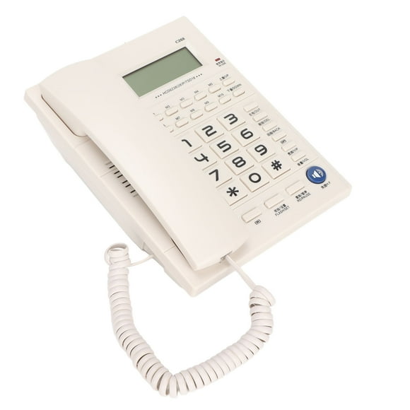 Corded Telephone, Landline Phone Hands Free Speakerphone For Home