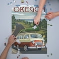 thumbnail image 3 of Oregon, LP Camper Van and Lake (1000 Piece Puzzle, Size 19x27, Challenging Jigsaw Puzzle for Adults and Family, Made in USA), 3 of 4