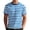 Royal Blue, variant on Yifymode Men's Horizontal Stripe Crew Neck Short Sleeve T-Shirt, Classic Fit Soft Fabric Casual Top Black L