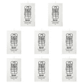 thumbnail image 1 of Hanging Vacuum Bags Space Saving Clothes Compression Storage Bag Reusable Empty Pump Bags Clothes Wardrobe Quilt Vacuum Pack 8PCS Type B, 1 of 6