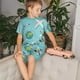 thumbnail image 4 of Fotbe Travelling on Airplane Pijama Estampada de 2 Piezas para Niños – Ropa de Dormir de Manga Corta Cómoda para Niños y Niñas, Camiseta y Shorts de Algodón-3X-Large, 4 of 6