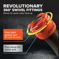 thumbnail image 4 of Camco RhinoFLEX 10' RV Sewer Hose Extension, 23 mi of Polyolefin, Black (39763), 4 of 6