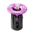 thumbnail image 1 of 1 Paire de Capuchons de Guidon Composant Robuste n'Est Pas Facile en Alliage d'Aluminium Raccord de Vélo Poignée Plug Pièces Remplacement de la Pièce de Vélo pour Remplacer Violet, 1 of 7
