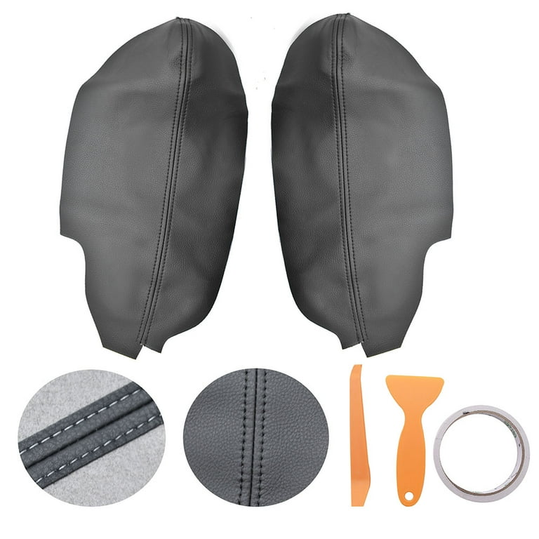 LABLT Leather Door Panel Insert Cards Cover Synthetic Padded Door