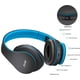thumbnail image 5 of ZIHNIC Bluetooth Headphones Over-Ear, Foldable Wireless and Wired Stereo Headset Micro SD/TF, FM for Cell Phone,PC,Soft Earmuffs &Light Weight for Prolonged Wearing (Black/Blue), 5 of 5