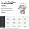 thumbnail image 7 of KLL Cute Chameleons Print Men's Shirt Short Sleeve Button Down Summer Cuba Beach Shirts- XX-Large, 7 of 7