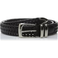 thumbnail image 1 of Perry Ellis Cinturón trenzado para hombre, negro, 36, 1 of 6
