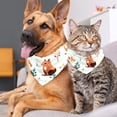 thumbnail image 4 of Squirrel Breathable Chiffon Dog Scarf 2-Pack - Translucent Lightweight Pet Collars, Size 16x16x22.8in and 20.9x20.9x30in, 4 of 5