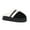 Black, variant on BERANMEY Thick-Soled Fuzzy Slippers for Women & Men - Cozy Platform House Shoes with Anti-Slip Sole, Warm Plush Lined Indoor Outdoor Short Ankle Slippers