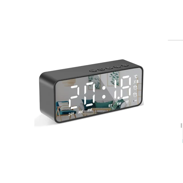 Reloj Digital Despertador Ele-Gate Bocina Bluetooth Radio FM