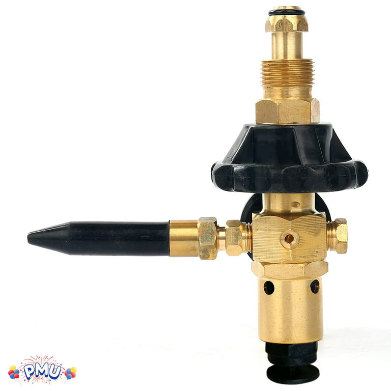 Arc Union High-Quality Brass and Rubber Fit Dual Mylar and Helium Latex  Balloon Filler Valve Tank Regulator