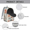 thumbnail image 3 of Waterproof Chicken Coop Backpack, Lightweight School Bag with Cute Cartoon Egg and Cluck Farm Pattern, 3 of 3