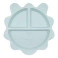 thumbnail image 1 of Mainstays Lion Blue Plastic Kids Divider Plate, 1 Piece, 1 of 5