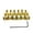Golden, variant on Premium Alloy Guitar Bridge Saddles: Design, Stable Tension & Quick Installation