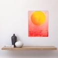 thumbnail image 4 of Sunset Sun Vibrant Orange and Pink Minimalist Abstract Painting Unframed Wall Art Print Poster Home Decor Premium, 4 of 5