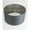Granite Grey, variant on Chocolate Burlap Shallow Drum Lampshade 18x18x10