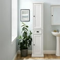 thumbnail image 6 of Pemberly Row 2 Drawer Linen Cabinet in Distressed White, 6 of 10