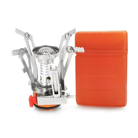 MSTOKIN Outdoor Mini Gas Stove Portable Electronic Ignition Camping Hiking Cooker Burner Gas Stoves for Picnic