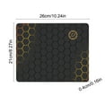 thumbnail image 3 of Large Gaming Mouse Pad with Non-Slip Rubber Base, High-Density Desk Mat for Office and PC Use, Black Square Pad with Enhanced Comfort and Waterproof Coating, 3 of 6
