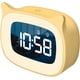 thumbnail image 1 of Reloj despertador para niños con luz nocturna regulable, lindo reloj digital con orejas de gato para niños y niñas, alarma de 5 minutos, OK para despertar a los niños (amarillo) JAMW Sencillez, 1 of 5