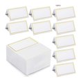 thumbnail image 2 of 150Pcs Place Cards with Foil Border Table Tent Cards Texture Seating Card Blank Escort Name Place Card for Table Setting, 2 of 5