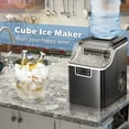KISSAIR Countertop Ice Maker Machine, 44Lbs/24H SelfCleaning Ice