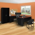 thumbnail image 2 of Regency Fusion 72" Double Pedestal U-Desk with 42" Bridge in Cherry, 2 of 6