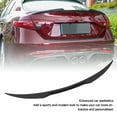 thumbnail image 4 of High Toughness ABS Rear Trunk Lid Spoiler Wing, Stylish QV Style Scratch Resistant Tail Trunk Lip Molding Trim with Aerodynamic Function for Giulia 2015 - UP, Designed for, 4 of 7