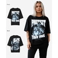 thumbnail image 3 of G West Women protect your soul Oversized T-Shirt White Size- M, 3 of 6