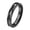 4mm Black, variant on 4mm Tungsten Carbide Wedding Band Ring with Imitated Meteorite for Men Women Beveled Edge Silver Size 11