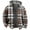 Multicolour, variant on ZCFZJW Men‘s Outdoor Casual Fleece Sherpa Lined Flannel Plaid Jacket Full Zip up Hooded Sweatshirts Trendy Heavyweight Warm Coat with Pocket Black XXXL