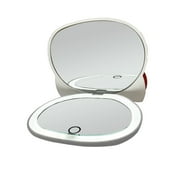 Impressions Vanity Hello Kitty Compact Mirror, Lighted Makeup Mirror with Touch Sensor (White)