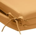 thumbnail image 5 of Outdoor Solid Olefin Textured Lounger Cushion 22 x 73 in Mustard, 5 of 6