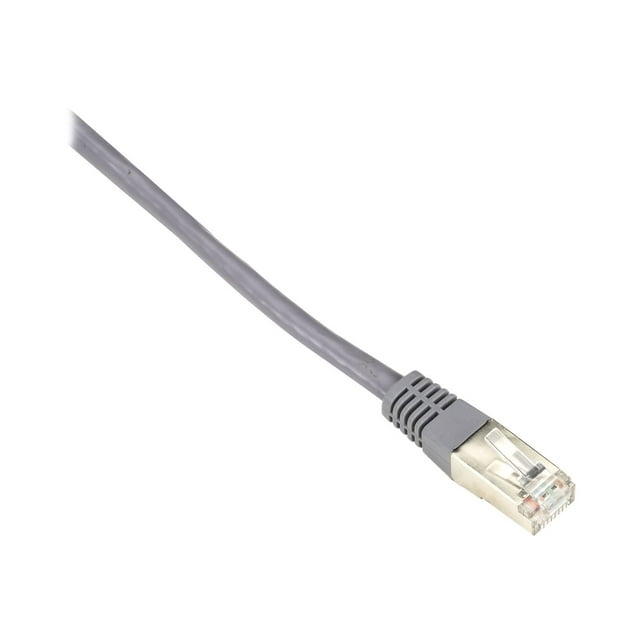 Black Box - Network cable - RJ-45 (M) to RJ-45 (M) - 3 ft - screened shielded twisted pair (SSTP) - CAT 5e - molded, stranded - gray
