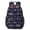 Fireman and Helicopter, variant on Fireman and Glove White Pattern 17" School Backpacks for Teens,Waterproof Oxford Fabric,S-Shape Padded Straps for School,Travel,Hiking,Camping
