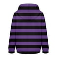 thumbnail image 5 of Bovemsi Sweatshirt for Women Oversized Striped Plus Size Sweatshirts Long Sleeve Sweaters Pullover Fall Clothes With Pocket Comfort Hoodie, 5 of 9